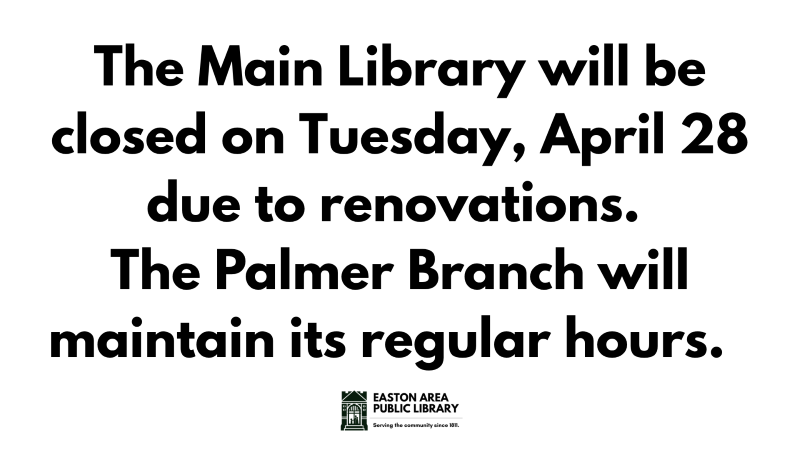 Library Closed April 28