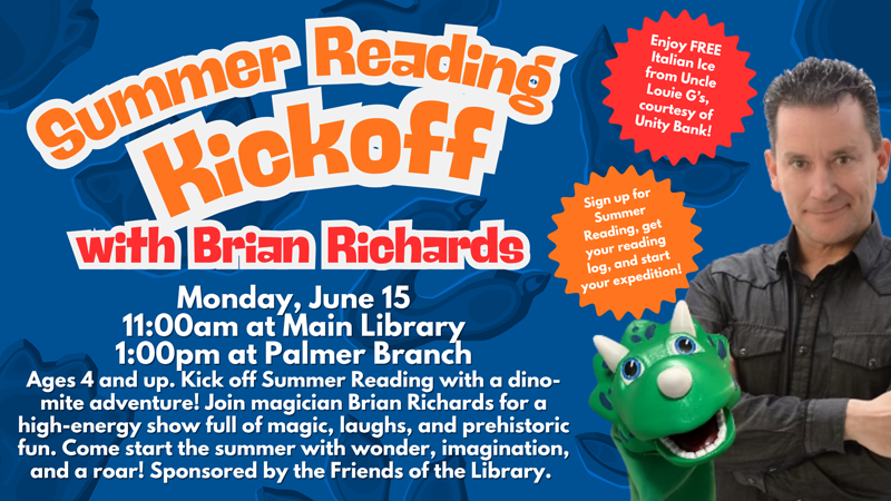 Summer Reading Kickoff with Brian Richards